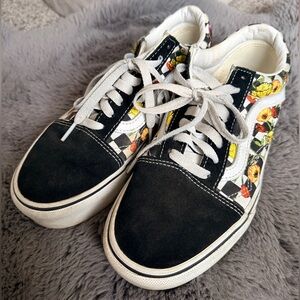 Floral Vans Sneakers